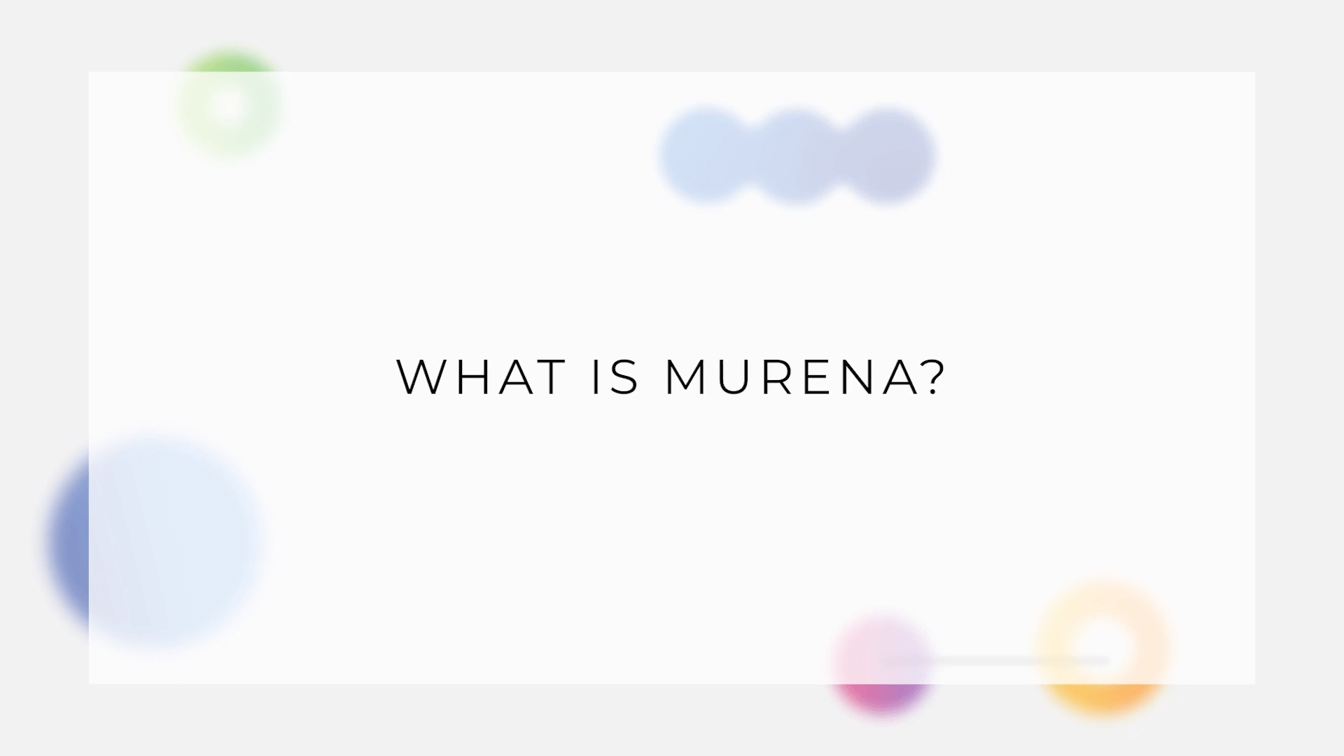 Murena Videos